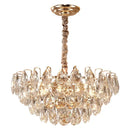 DecorBites™ Crystal Chandelier Ceiling Light for Living Room Bedroom Dining Room