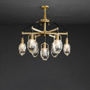DecorBites™ Crystal Chandelier Ceiling Light Modern Design for Living Room Dining Area