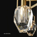 DecorBites™ Crystal Chandelier Ceiling Light Modern Design for Living Room Dining Area