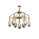 DecorBites™ Crystal Chandelier Ceiling Light Modern Design for Living Room Dining Area