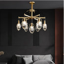 DecorBites™ Crystal Chandelier Ceiling Light Modern Design for Living Room Dining Area