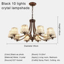 Modern gold decorbites crystal chandelier for living room dining space