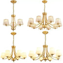 Modern gold decorbites crystal chandelier for living room dining space