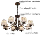 Modern gold decorbites crystal chandelier for living room dining space