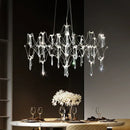 Gold decorbites crystal chandelier pendant light for dining room