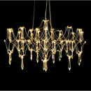 Gold decorbites crystal chandelier pendant light for dining room