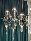 Gold decorbites crystal chandelier pendant light for dining room
