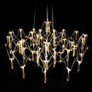 Gold decorbites crystal chandelier pendant light for dining room