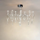 Gold decorbites crystal chandelier pendant light for dining room