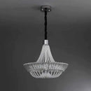 Modern chrome & gold decorbites crystal chandelier for living room