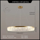 Modern gold decorbites crystal chandelier – dining room pendant light