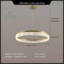 Modern gold decorbites crystal chandelier – dining room pendant light