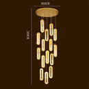 DecorBites™ Crystal Chandelier Dining Room Pendant Lights Ceiling Lamps Luxe Indoor Lighting