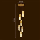 DecorBites™ Crystal Chandelier Dining Room Pendant Lights Ceiling Lamps Luxe Indoor Lighting