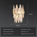 DecorBites™ Crystal Chandelier Duplex Spiral Staircase Post-modern Luxury Light