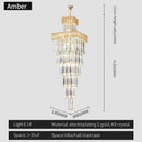 Modern gold decorbites crystal chandelier staircase pendant light