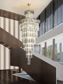 Modern gold decorbites crystal chandelier staircase pendant light