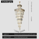Modern gold decorbites crystal chandelier staircase pendant light