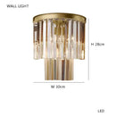 DecorBites™ Crystal Chandelier: Elegant Dimmable LED Light Fixture for Living Room & Dining Décor