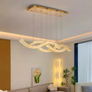 DecorBites™ Crystal Chandelier, Elegant Dining Room & Living Room Pendant Light