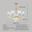 Elegant gold decorbites crystal chandelier for living room