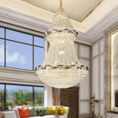 European gold decorbites crystal chandelier for living room luxury