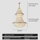European gold decorbites crystal chandelier for living room luxury