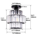 Modern chrome decorbites crystal chandelier living room ceiling light