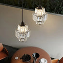 Modern chrome decorbites crystal chandelier living room ceiling light
