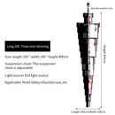 DecorBites™ Crystal Chandelier: Elegant Light Fixture for Luxury Interiors
