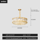 Modern gold decorbites crystal chandelier for living room