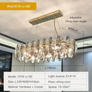 DecorBites™ Crystal Chandelier: Elegant Nordic Design for Living, Dining, Bedroom