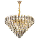 Heart shaped gold decorbites crystal chandelier for living room