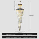 Elegant gold and blue crystal chandelier living room lighting