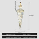 Elegant gold and blue crystal chandelier living room lighting