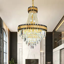 Luxurious gold decorbites crystal chandelier living room light