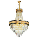 Luxurious gold decorbites crystal chandelier living room light