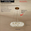 Elegant gold decorbites crystal chandelier for dining room