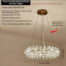 Elegant gold decorbites crystal chandelier for dining room