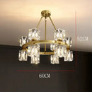 Modern gold decorbites crystal chandelier for dining room lighting