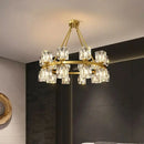 Modern gold decorbites crystal chandelier for dining room lighting