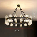Modern gold decorbites crystal chandelier for dining room lighting