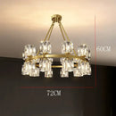 Modern gold decorbites crystal chandelier for dining room lighting