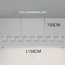 DecorBites™ Crystal Chandelier for Living and Dining Room, Luxury Pendant Lamp and Ceiling Light