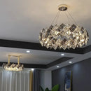 DecorBites™ Crystal Chandelier for Living & Dining Room, Luxury Ceiling Light Fixture