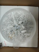 Modern branching crystal chandelier for living room aluminum lamp