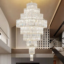 Post modern multi tier decorbites crystal chandelier living room light