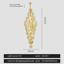 DecorBites™ Crystal Chandelier for Modern European Style Living Rooms