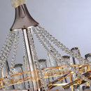 DecorBites™ Crystal Chandelier for Modern Luxe Home, Bedroom, Dining Room Villas