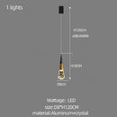 DecorBites™ Crystal Chandelier for Stairwell and Living Room Dimming Lighting